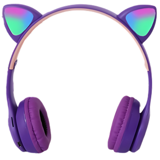 Casti cu urechi de pisica, Bluetooth 5.0, Stereo, Baterie 400 mAh, Wireless