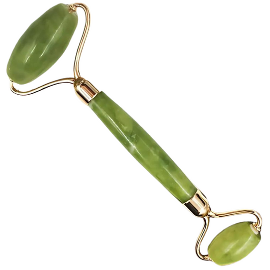 Rola jad pentru masaj facial si corporal, verde