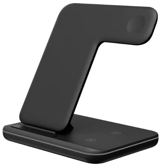 Incarcator statie wireless magnetica, SDEPOT®, compatibila pentru Iphone, iWatch, AirPods, 15W