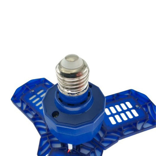 Bec LED Garage Light, Clape Flexibile Pentru Ajustarea Luminii, 40W, Lumina Rece 6500K, 3000 Lumeni, 36 Leduri,