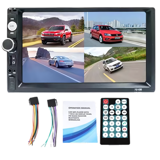 Navigație auto, player MP5, ecran 7 inch, USB/Aux, negru