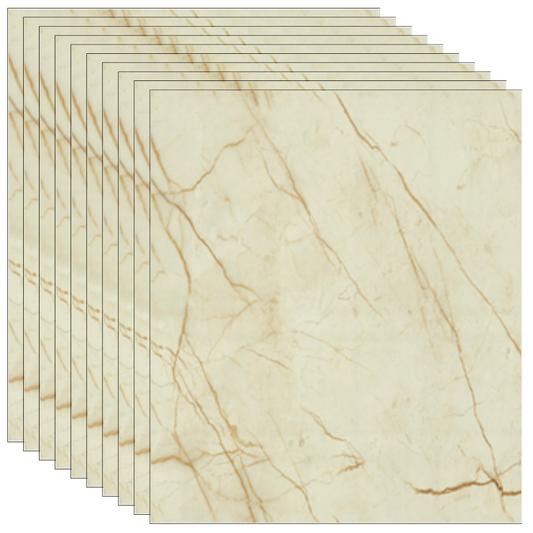 Placa de tapet SDEPOT®, grosime 2mm, dimensiuni 60x60cm, imitatie de marmura, model crem