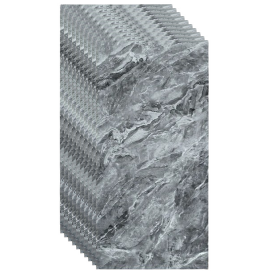 Set Placi imitatie Marmura, grosime 2mm, dimensiuni 30x60cm, gri inchis