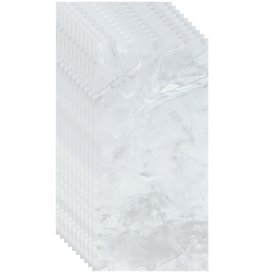 Set Placi imitatie Marmura, grosime 2mm, dimensiuni 30x60cm, gri deschis