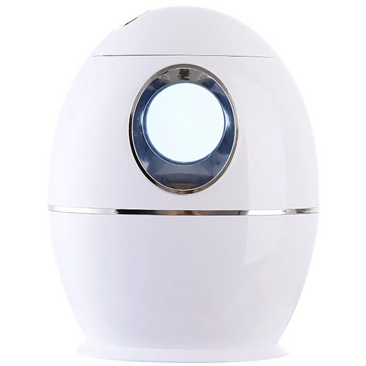 Umidificator aromaterapie, SDEPOT®, lumina LED 7 culori, USB, silentios, portabil, capacitate mare 800 ml, alb