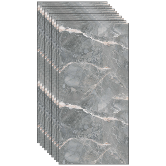 Placa de tapet SDEPOT®, grosime 2mm, dimensiuni 30x60cm, imitatie de marmura, gri